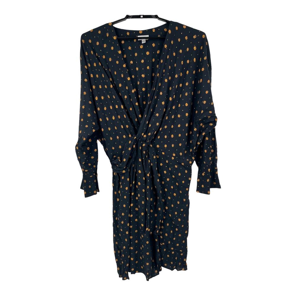 Refinity City Chic dress twist front black size L/20